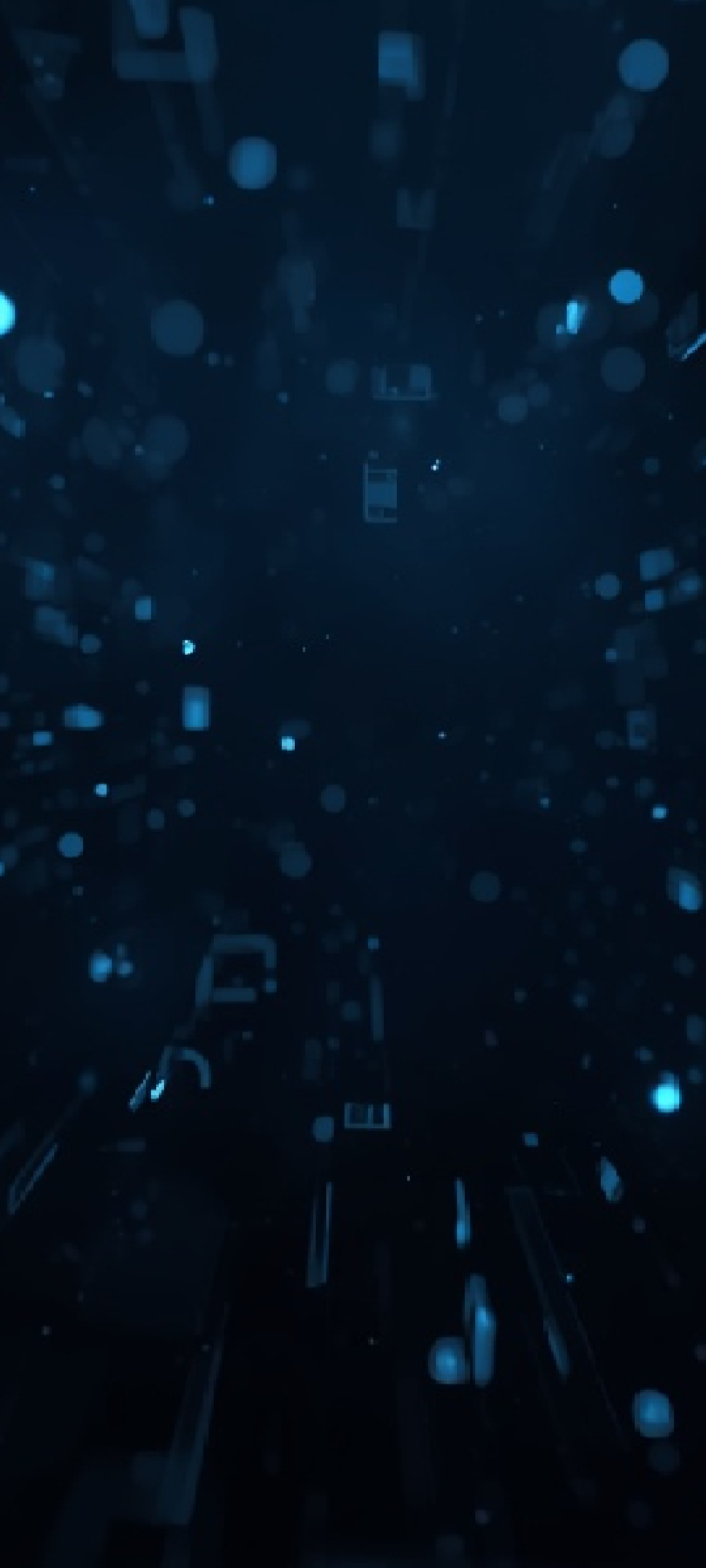  Futuristic elements floating in space mobile